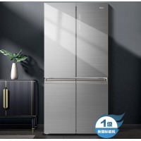 Haier/海尔冰箱十字对开门549升变频风冷无霜电冰箱家用大容量BCD-549WDGX干湿分储 海尔549升干湿分储十字玻璃门冰箱