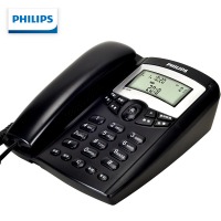 飞利浦（PHILIPS）电话机座机 固定电话 办公家用 免电池 来电显示 双插孔 TD-2