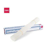 得力(deli)5.8mm500mm铆管 财务装订机透明装订铆管热熔管 38791466614667装订机用铆管 100支装 3844