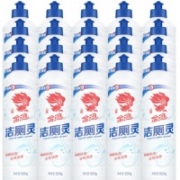 金鱼洁厕灵 500g 马桶清洁剂 洁厕液 洁厕剂 厕所清洁剂 20瓶整箱装