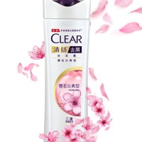清扬去屑洗发露樱花沁爽型1L大瓶650g400ml可选净爽香氛氨基酸洗发水男女通用洗头膏洗发膏洗头水 500ml*1瓶