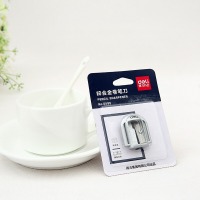 得力 迷你卷笔刀 削笔器 铅笔刀 转笔刀 转动削笔机削笔器 （颜色随机） 0595锌合金 