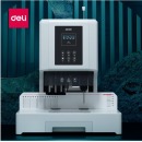 得力(deli)20新款600页自动财务凭证装订机 会计凭证文件资料档案打孔机热熔胶管 加强电机14667