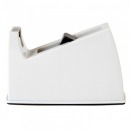 得力（deli）810 时尚彩色胶带座胶带切割器 小号灰色