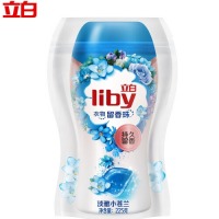 立白小香珠衣物留香珠225g袋装(15g*15颗)淡雅小苍兰 洗衣液衣伴侣 物香水 持久留