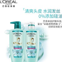 欧莱雅（LOREAL）透明质酸水润洗护套装（洗发水500ml*2+护发素500ml*1）