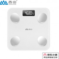 香山 体脂秤精准体重秤电子秤人体秤家用称体重计 12项健康数据监测 云姿皓白
