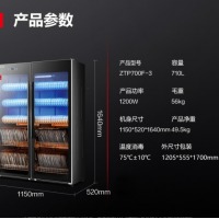 德玛仕（DEMASHI)消毒柜商用双开门立式大容量餐饮酒店餐厅食堂饭店厨房餐具茶杯保洁柜消