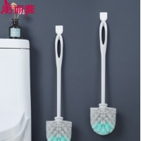 美丽雅软毛马桶刷塑料坐便器刷子卫生间清洁刷洗厕所多用刷卫生刷头无死角可壁挂