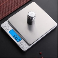 拜杰（Baijie）厨房秤 家用精准电子称 迷你秤食物称不锈钢厨房秤3kg/0.1g I-