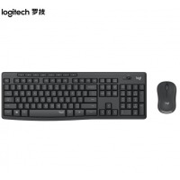 罗技（Logitech）无线键鼠套装紧凑型10米覆盖设计制图视频剪辑办公无线键盘鼠标台式外接笔记本 MK295黑
