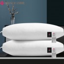 洁丽雅 Grace 酒店枕头成人家用单人纯棉面料 纤维软枕芯 48*74cm 单只装