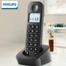 飞利浦 PHILIPS 无绳电话机 无线座机子母机家用办公中文大音量持久待机 DCTG160单机 黑色