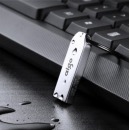 爱国者（aigo）16GB USB2.0 U盘 U268迷你款 银色 金属车载U盘