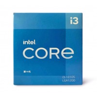 英特尔（Intel） 10代 酷睿™ i3-10105 盒装CPU处理器 4核8线程 单核睿频至高可达4.4Ghz 内置核显