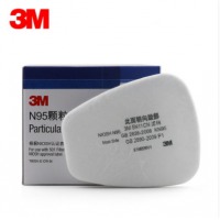 3M 5N11CN滤棉 KN95过滤级别 防尘过滤棉 配6200防毒面具过滤棉