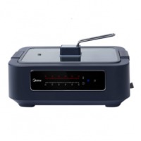 美的（Midea）净烟电烤炉家用煎烤机水冷电烧烤炉室内烧烤架 HC-12MXRC(K)