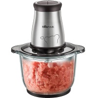 小熊（Bear）绞肉机家用 绞馅机 碎肉机 电动多功能料理搅拌打肉饺子肉馅蒜蓉机不锈钢 搅