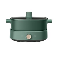 美的（Midea）电火锅 分体式家用多功能电煮锅 电热锅不粘电炒锅4L大容量加深火锅 DY2626P101