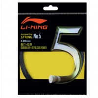 李宁（LI-NING）羽毛球拍线耐打反弹5号线AXJJ006-3雅黑