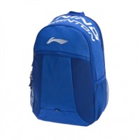 李宁（LI-NING）羽毛球包3支装大容量运动休闲双肩背包 ABSQ396-2蓝色