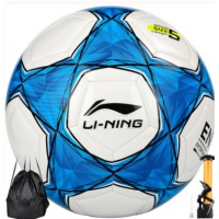 李宁LI-NING 5号机缝比赛足球成人儿童足球 LFQK039-2