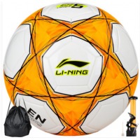 李宁（LI-NING）5号比赛足球耐磨贴皮成人儿童足球 LFQK575-1