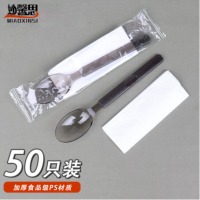 妙馨思 一次性勺子 50只独立包装