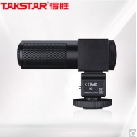 得胜（TAKSTAR）SGC-698专业单反相机麦克风 摄像机录音采访枪式话筒 DV外接拾音麦克风 黑色