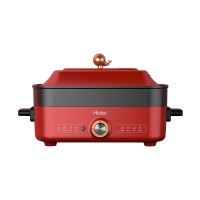 海尔（ Haier）多功能锅 家用多功能烤肉锅 电热锅 电烤锅 电煎烤锅 煎烤机料理锅DYG-MX5001A