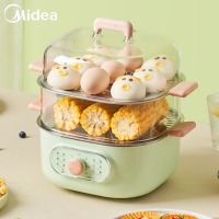 美的（Midea）电蒸锅多功能家用带蒸笼二层方形大容量6L大容量 ZG2323E201