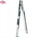 得力（deli） 2米 2米靠尺垂直检测尺两米折叠水平尺工程检测器平整度检测尺墙面地面找平验房工具套装JZC-D型 2米靠尺