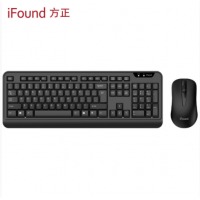 方正(iFound)W6269键盘鼠标套装 键鼠套装无线鼠标键盘套装办公笔记本键盘无线外接数字键盘通用