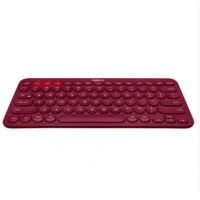 罗技/Logitech K380 键盘 无线蓝牙键盘 办公键盘 便携 超薄键盘 笔记本键盘 红色