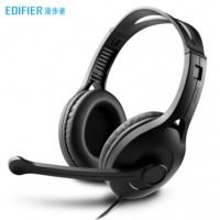 漫步者 （EDIFIER） USB K800 学生网课耳麦 黑色 单孔