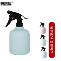 安赛瑞 手压喷水壶 便携手持洒水浇花喷雾器 1个装 600ml颜色随机发