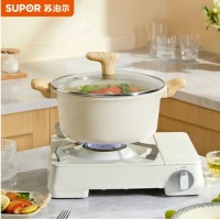 苏泊尔 SUPOR 星星石辅食锅奶锅泡面锅麦饭石色不粘小汤锅明火电磁炉通用24cm煮锅ET
