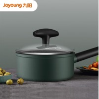 九阳(Joyoung)麦饭石色不粘奶锅不粘家用小煮锅宝宝辅食轻炊煮牛奶泡面直径16cm T