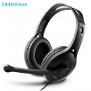 漫步者 （EDIFIER） USB K800 学生网课耳麦 黑色 单孔