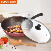 苏泊尔supor不粘炒锅烹饪炒菜锅具煎锅30CM燃煤气电磁炉通用NC30F4