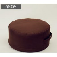 圆凳子小凳子软软凳茶几坐墩地上坐垫蒲团加厚家用小圆凳榻榻米地毯矮凳 棕色-直径30高度20cm【款】