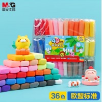 晨光(M&G)文具36色超轻粘土 彩泥黏土橡皮泥4D 儿童手工DIY玩具 袋装AKE039
