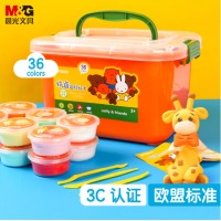 晨光(M&G)文具36色安心超轻粘土 4D黏土彩泥橡皮泥 儿童手工DIY玩具 盒装易收纳欧