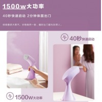 松下 Panasonic 挂烫机 手持蒸汽挂烫机 1500W 便携旅行 NI-GHC027