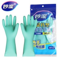 妙洁 绒里胶皮手套 灵巧型 大号 L