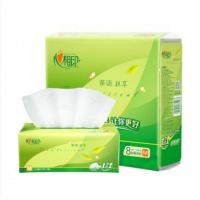 心相印 抽纸 茶语丝享系列 3层110抽 8包/提 M码