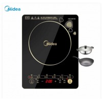 美的（Midea）电磁炉整板触控黑晶面板八档火力 C21-WK2102