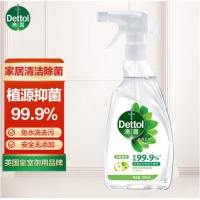滴露Dettol家居清洁除菌喷雾净粹青苹500ml 天然植物发酵儿童玩具清洁消毒喷雾除菌剂