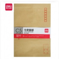 得力(deli)7号牛皮纸中号信封 邮局标准信封 3426 单只