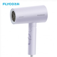 飞科(FLYCO) 电吹风机家用负离子护发可折叠大功率宿舍吹风筒 FH6277 典雅淡紫色